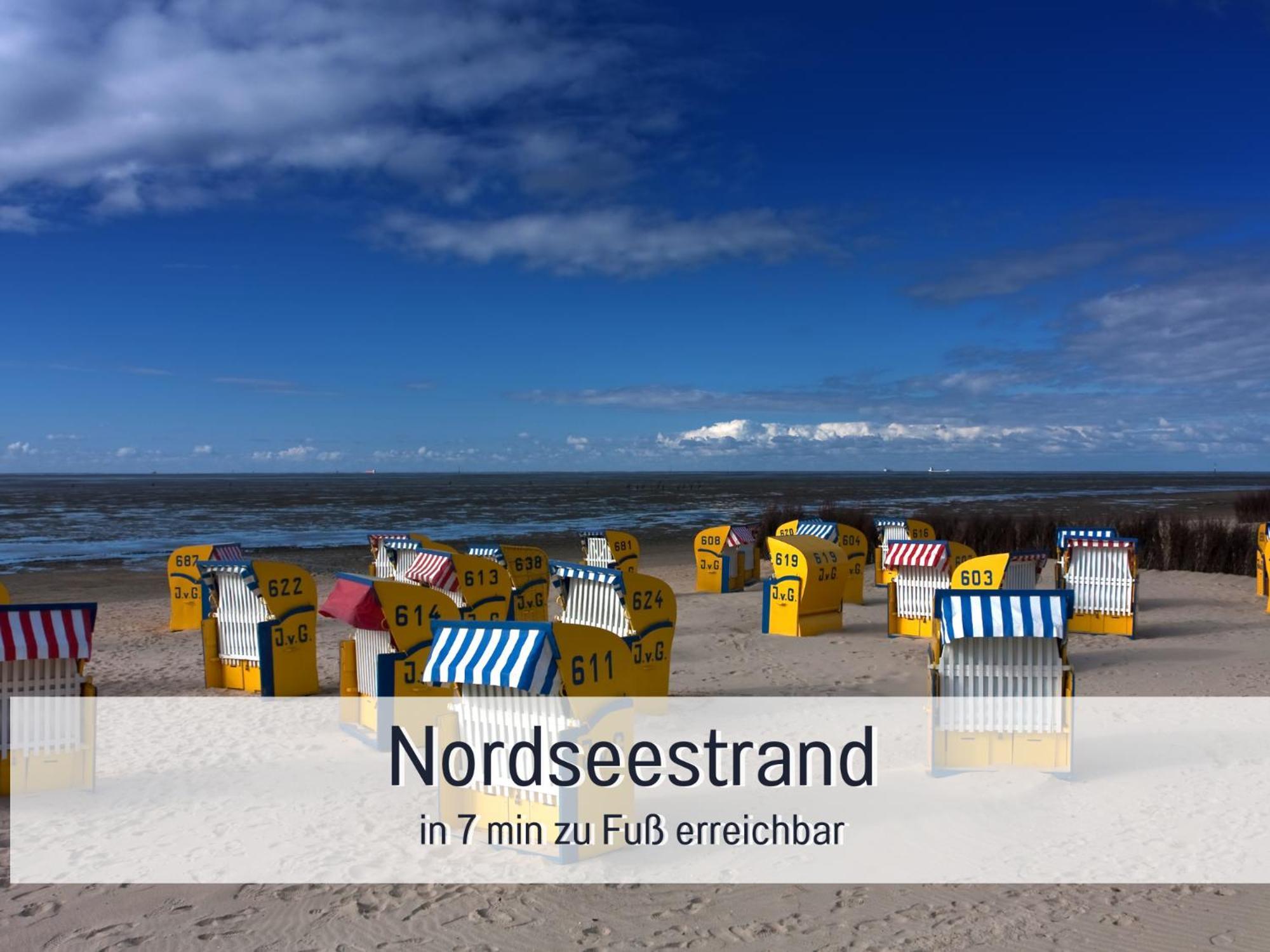 Strandloft Cuxhaven Im Haus Frauenpreiss Sahlenburg - Strandnah - 2 Hunde Willkommen -Schwimmbad - Sauna - Direkt Am Wald - Dachterrasse Mit Blick Nach Neuwerk Exterior foto